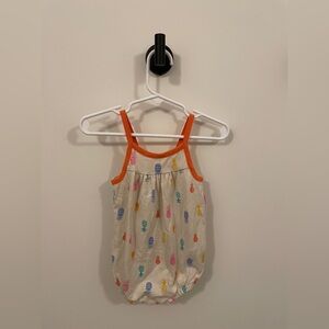 Cat and Jack 6-9 month onesie with colorful pineapples